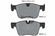 BPD1270 Sada brzdových destiček, kotoučová brzda BENDIX Braking
