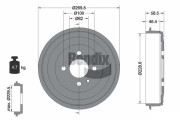 BDM1011 Brzdový buben BENDIX Braking