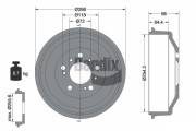 BDM1013 Brzdový buben BENDIX Braking