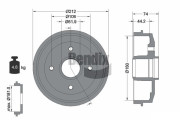 BDM1016 Brzdový buben BENDIX Braking