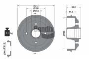 BDM1027 Brzdový buben BENDIX Braking