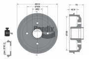 BDM1033 Brzdový buben BENDIX Braking