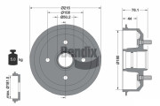 BDM1037 Brzdový buben BENDIX Braking
