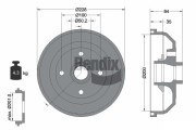 BDM1048 Brzdový buben BENDIX Braking