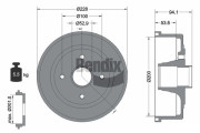 BDM1058 Brzdový buben BENDIX Braking