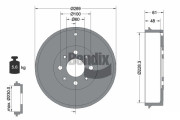 BDM1074 Brzdový buben BENDIX Braking
