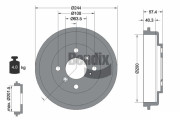 BDM1086 Brzdový buben BENDIX Braking