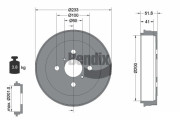 BDM1096 Brzdový buben BENDIX Braking