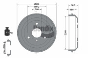 BDM1100 Brzdový buben BENDIX Braking