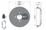 BDM1102 Brzdový buben BENDIX Braking