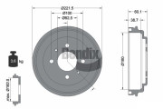 BDM1109 Brzdový buben BENDIX Braking