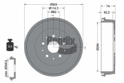 BDM1113 Brzdový buben BENDIX Braking