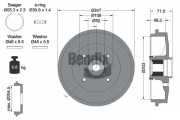 BDM1129 Brzdový buben BENDIX Braking