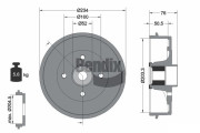 BDM1135 Brzdový buben BENDIX Braking