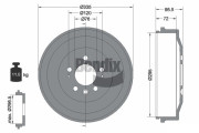 BDM1141 Brzdový buben BENDIX Braking