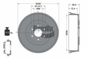BDM1165 Brzdový buben BENDIX Braking