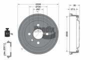 BDM1007 Brzdový buben BENDIX Braking