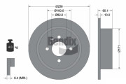 BDS1795 Brzdový kotouč BENDIX Braking