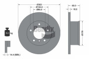 BDS1880 Brzdový kotouč BENDIX Braking