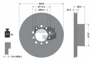 BDS1981 Brzdový kotouč BENDIX Braking