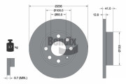 BDS1161 Brzdový kotouč BENDIX Braking