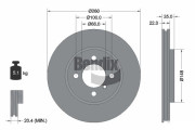 BDS1767 Brzdový kotouč BENDIX Braking