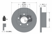 BDS1835 Brzdový kotouč BENDIX Braking