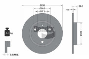 BDS1123 Brzdový kotouč BENDIX Braking