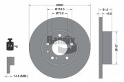 BDS1899 Brzdový kotouč BENDIX Braking