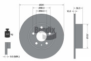 BDS1233 Brzdový kotouč BENDIX Braking
