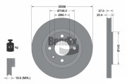 BDS1042 Brzdový kotouč BENDIX Braking