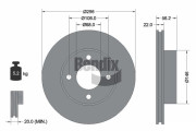 BDS1901 Brzdový kotouč BENDIX Braking