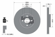BDS1324 Brzdový kotouč BENDIX Braking