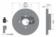BDS1831 Brzdový kotouč BENDIX Braking