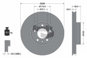 BDS1815 Brzdový kotouč BENDIX Braking