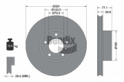 BDS1872 Brzdový kotouč BENDIX Braking