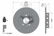 BDS1669 Brzdový kotouč BENDIX Braking