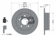 BDS1647 Brzdový kotouč BENDIX Braking