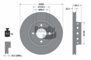 BDS1749 Brzdový kotouč BENDIX Braking