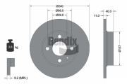 BDS1020 Brzdový kotouč BENDIX Braking