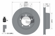 BDS1755 Brzdový kotouč BENDIX Braking