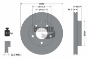 BDS1786 Brzdový kotouč BENDIX Braking