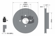 BDS1997 Brzdový kotouč BENDIX Braking