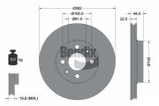 BDS1353 Brzdový kotouč BENDIX Braking
