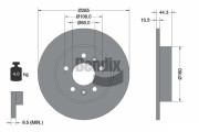 BDS2077 Brzdový kotouč BENDIX Braking