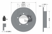 BDS1773 Brzdový kotouč BENDIX Braking