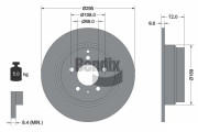 BDS1751 Brzdový kotouč BENDIX Braking