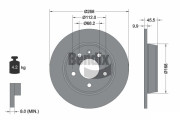 BDS1188 Brzdový kotouč BENDIX Braking