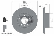 BDS1227HC Brzdový kotouč BENDIX Braking