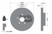 BDS1995 Brzdový kotouč BENDIX Braking